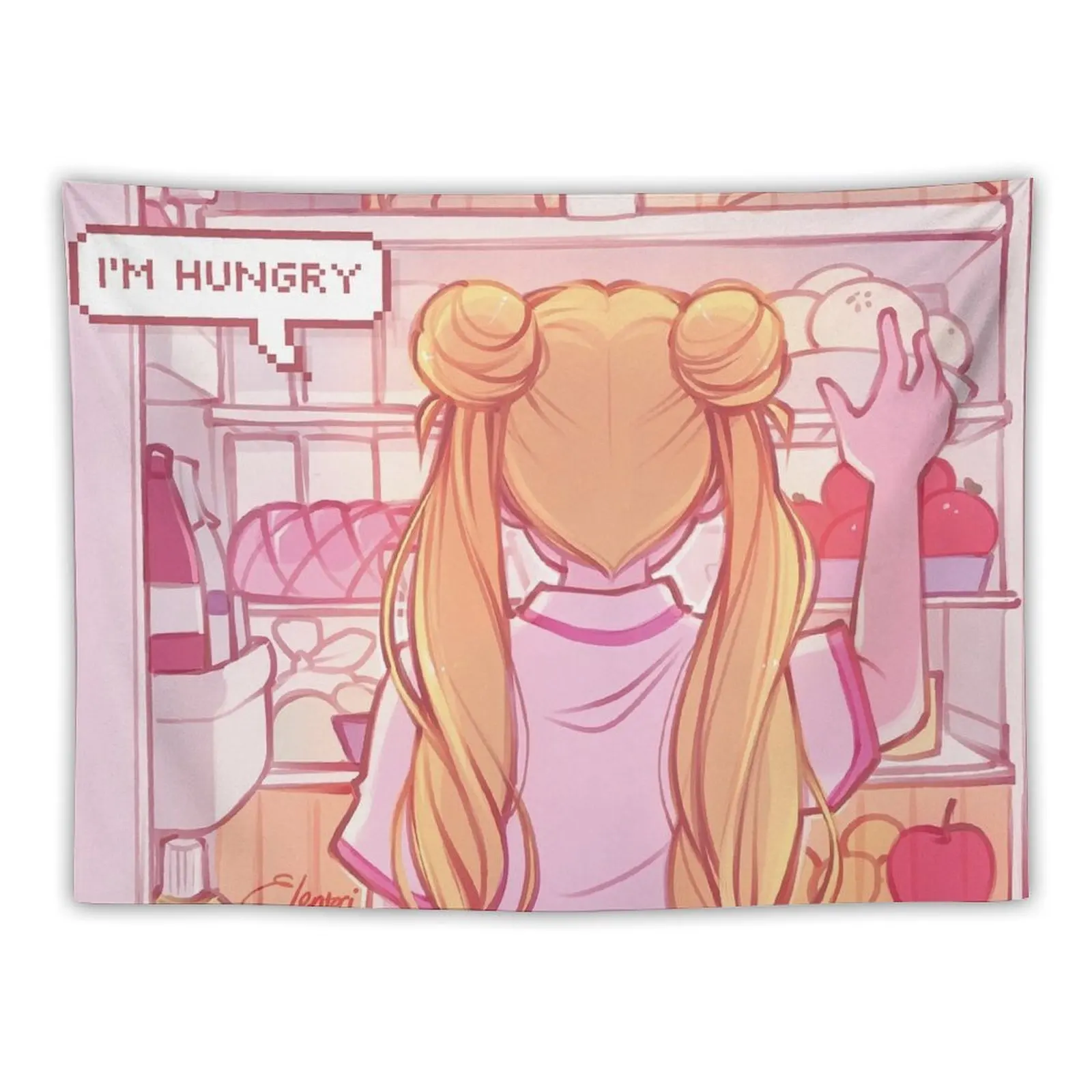 I'm Hungry Tapestry Aesthetics For Room Home Decoration Accessories Room Ornaments Tapestry