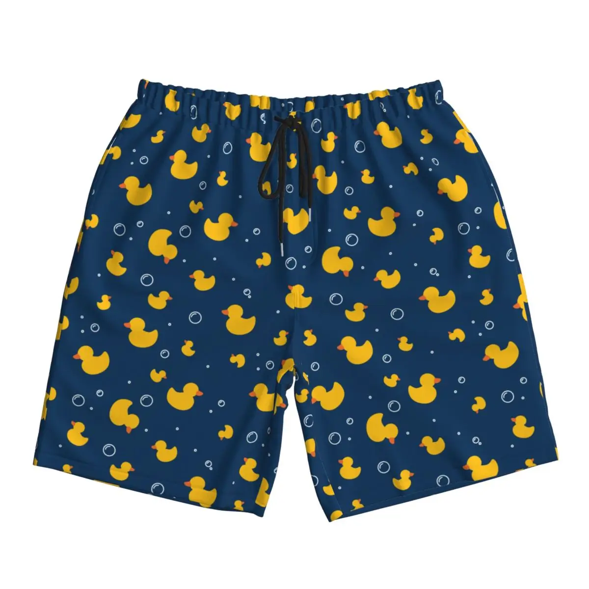

Модные летние мужские шорты с узором утиных пузырей, мужские плавки, шорты с пляжным принтом, спортивные дышащие спортивные штаны