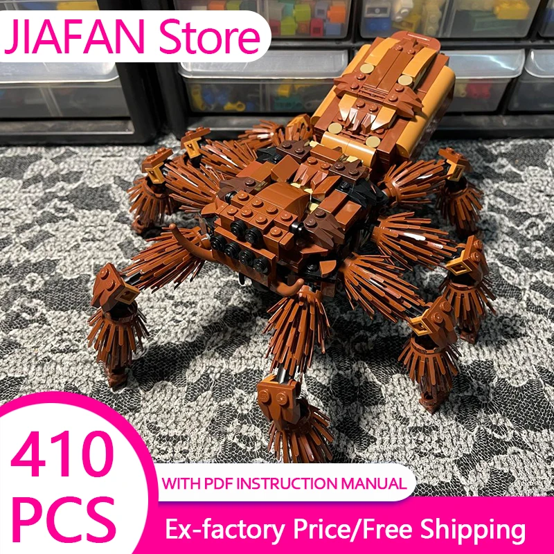 

RSA Tarantula MOC Building Block Spider Model Assembly Kit 410 Pieces Children's Educational Toy Gift Display Piece