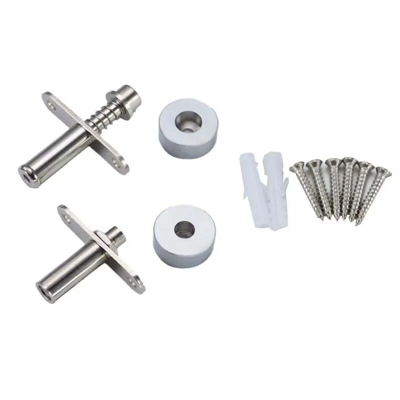 Grille Sky Earth Axis Universal Axis Rotating Door Screen Axis Fixing Device Plate Partition Special Hardware for Activities