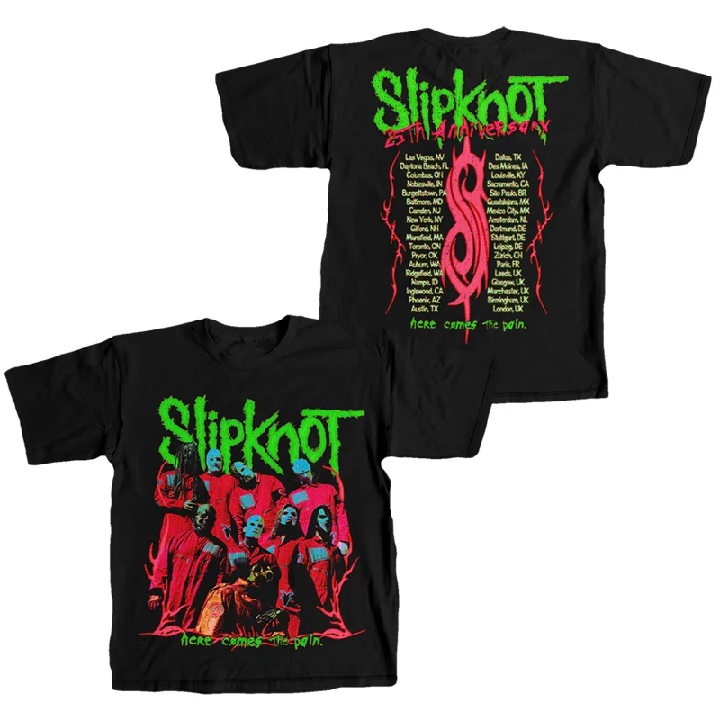Classic  SLIPKNOT Band Dark Gothic Style T-Shirt 100% Cotton Graphic Tee Men Women Summer Streetwear - view 5