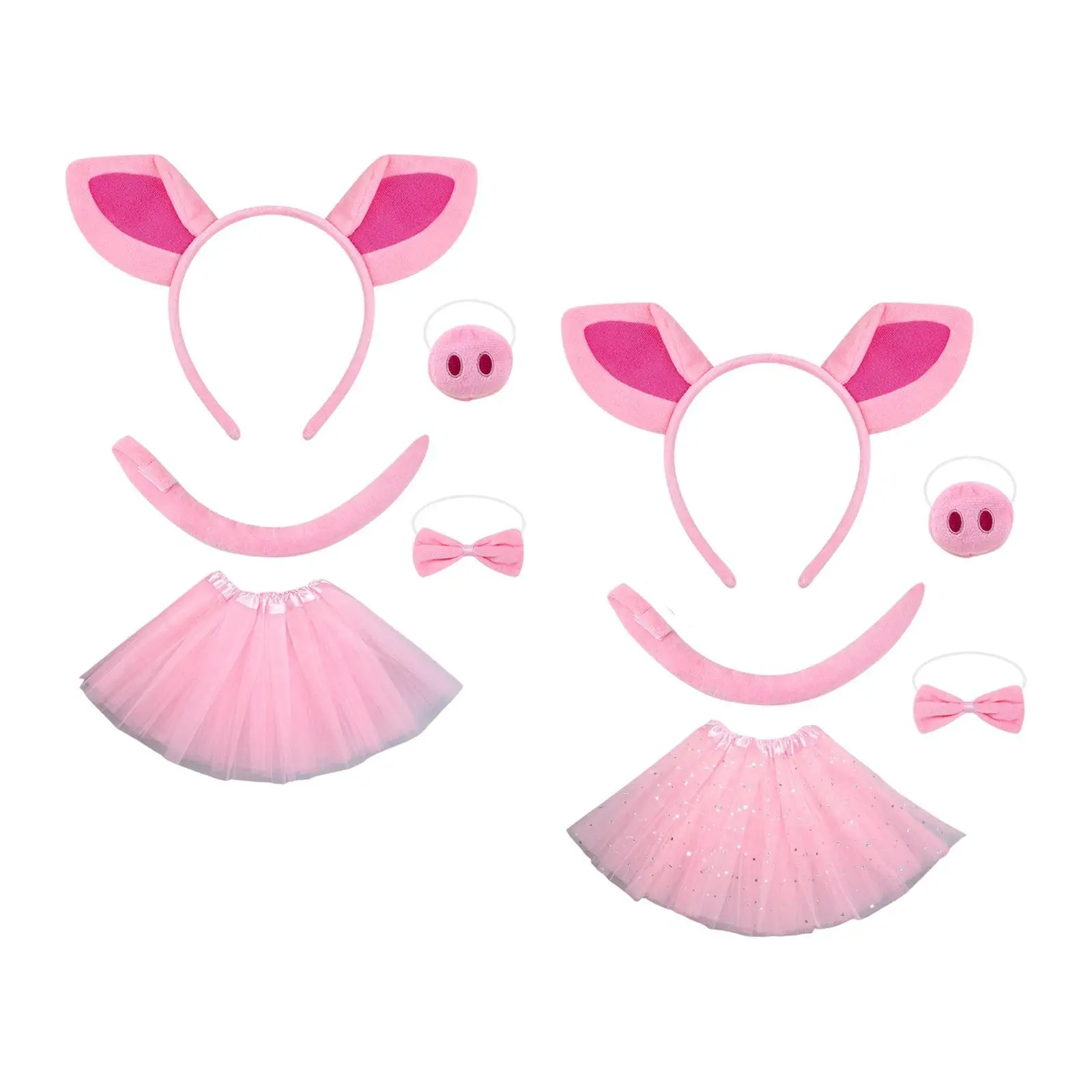 

Комплект костюма свиньи, аксессуары, головные уборы, платье для карнавала на Хэллоуин