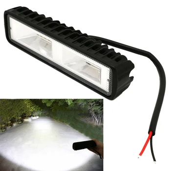 Phares LED 12-24V pour Auto moto camion bateau tracteur remorque tout-terrain lumière de travail 36W LED lampe de travail projecteur