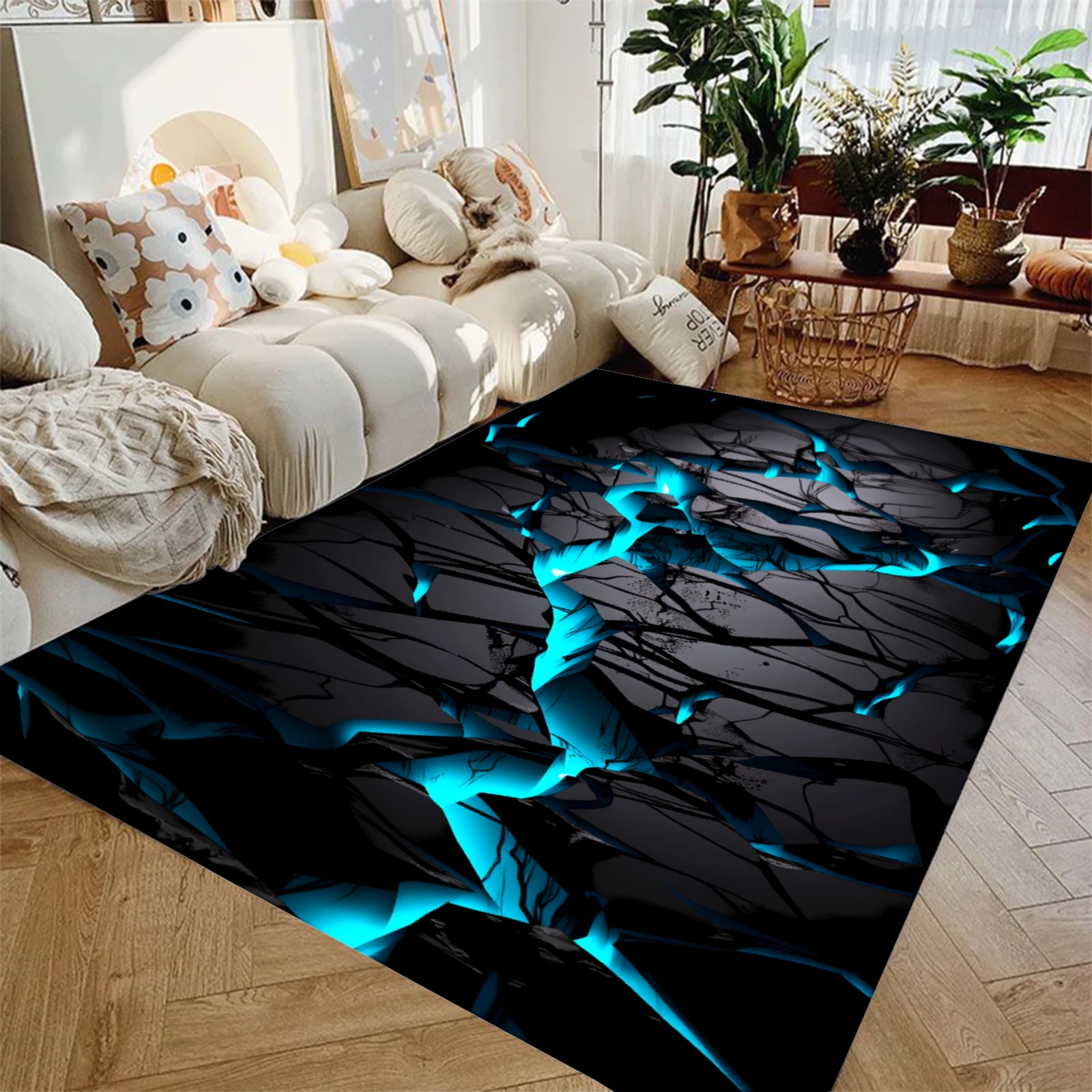Leopard Print Carpet Rugs Living Room Floor Mats Bedroom Decor Carpets for Bed Room Carpets for Living Room Decoration Maison