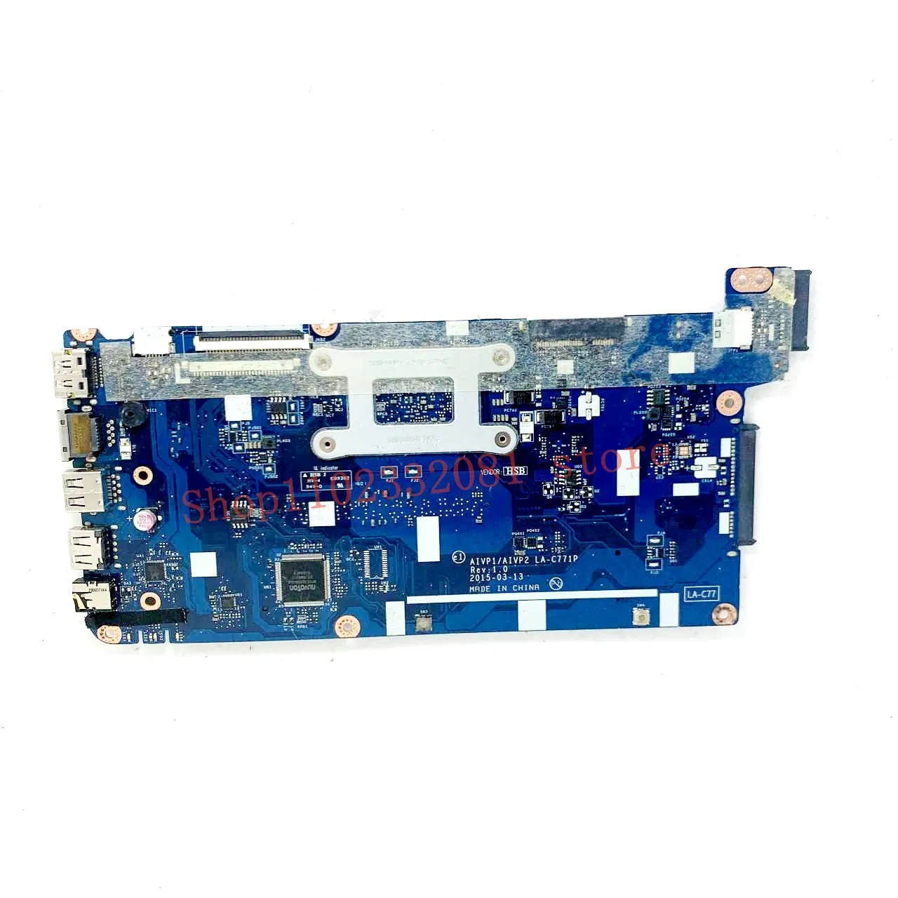 AIVP1/AIVP2 LA-C771P High Quality For Lenovo IdeaPad 100-15IBY Laptop Motherboard With SR1YJ N2840 CPU 100% FullWorking Well