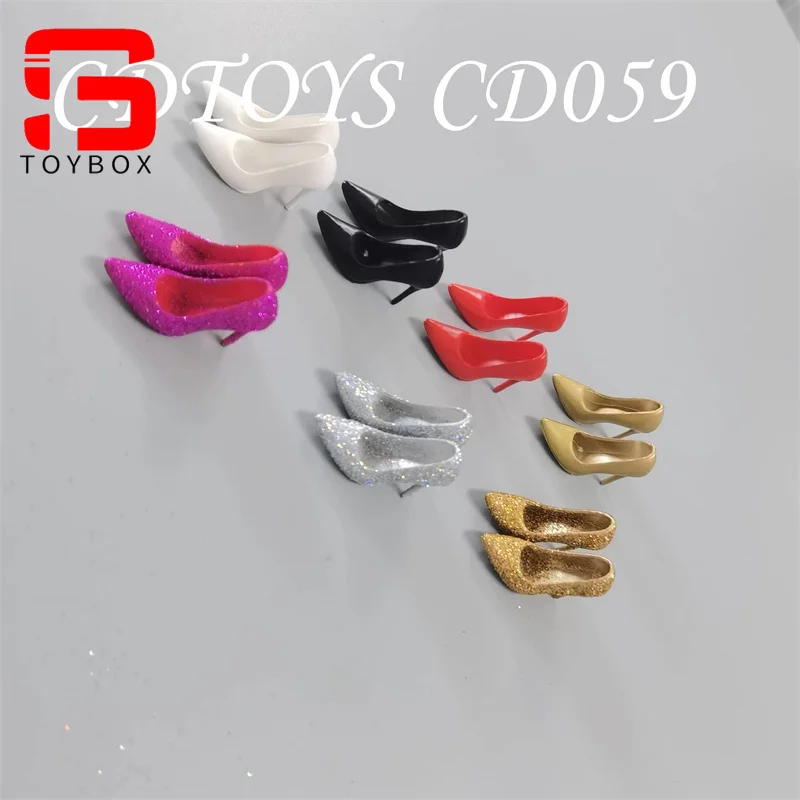 cdtoys cd059 1/6 مقياس أنثى أحذية عالية الكعب نموذج صالح 12 ''TBL PH أنثى الجندي أقدام صغيرة عمل الشكل دمى الجسم #3
