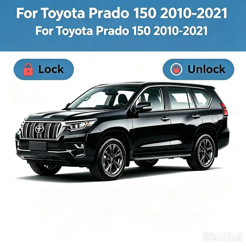 For Toyota Prado 150 2010-2021Automatic OBD Door Speed Lock Unlock Device Plug and Play Module