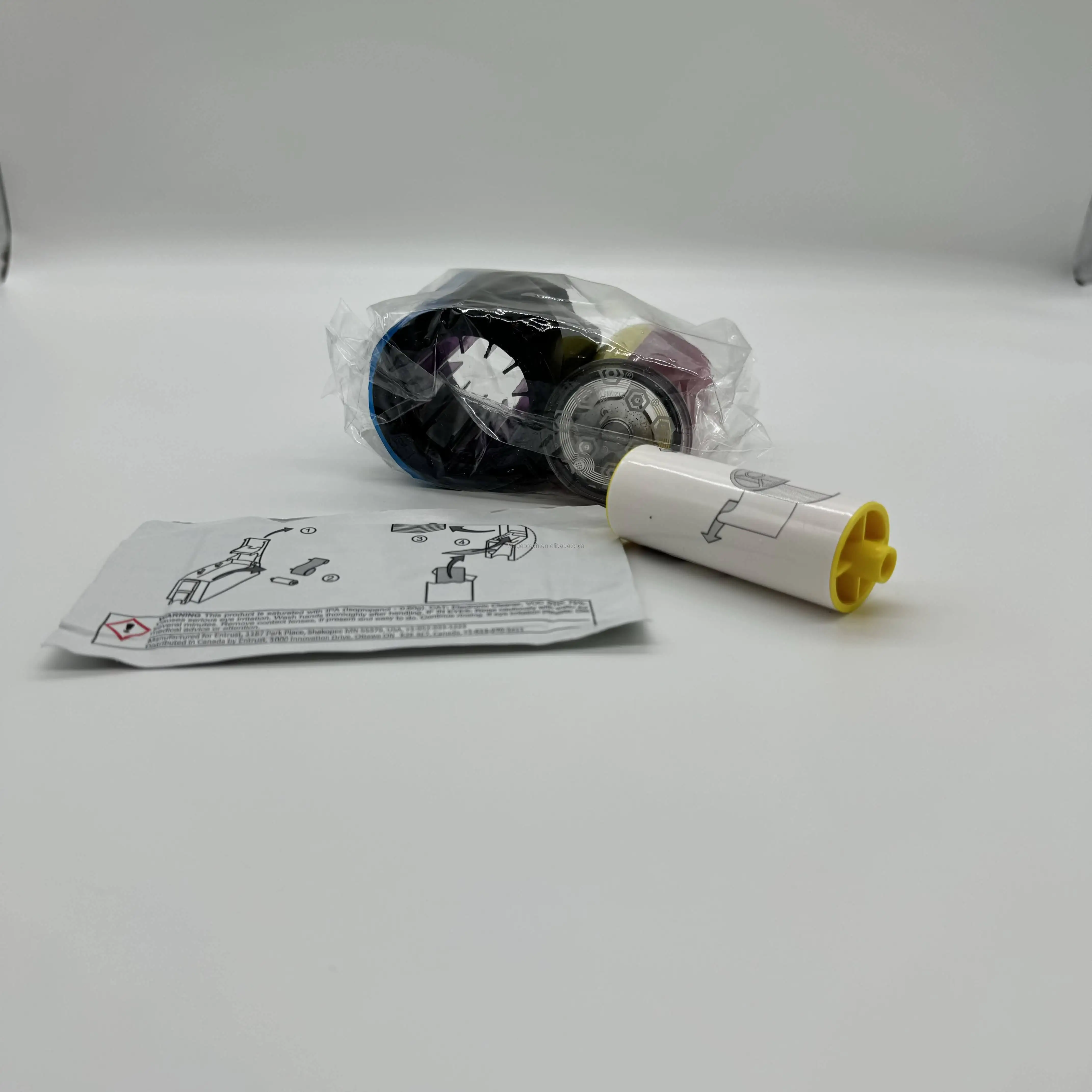 Datacard 525100-001-S100 Resin Ribbon Compatible YMCKT Color Ribbons for Sigma DS Card Printers