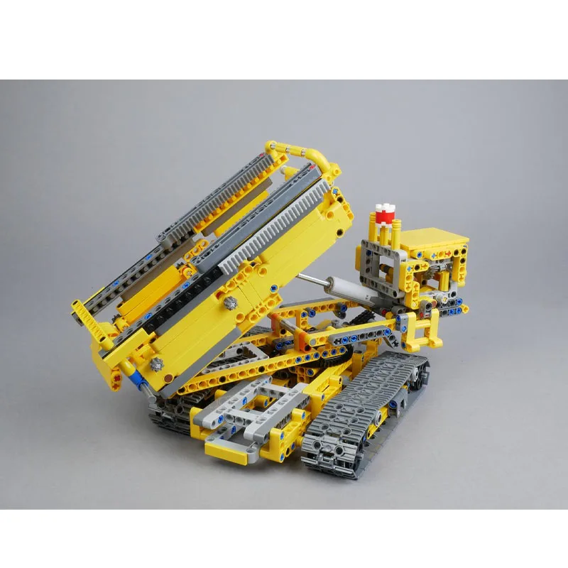 

MOC-47652 New Classic Crawler Dump Truck Building Block Model 642 Parts MOC Boys Children's Birthday Building Block Toy Gift