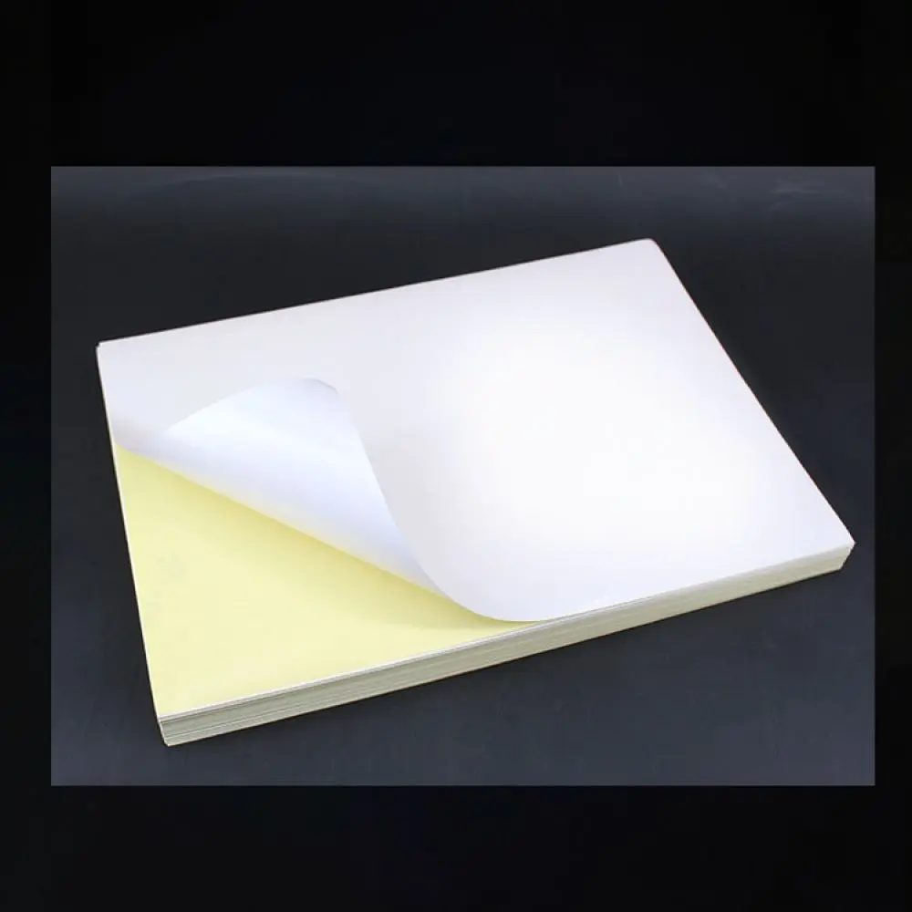 Self Adhesive Printable Sticker Paper A4 Matte Glossy Kraft Label For Laser Inkjet Printer DIY Shipping Address Tags