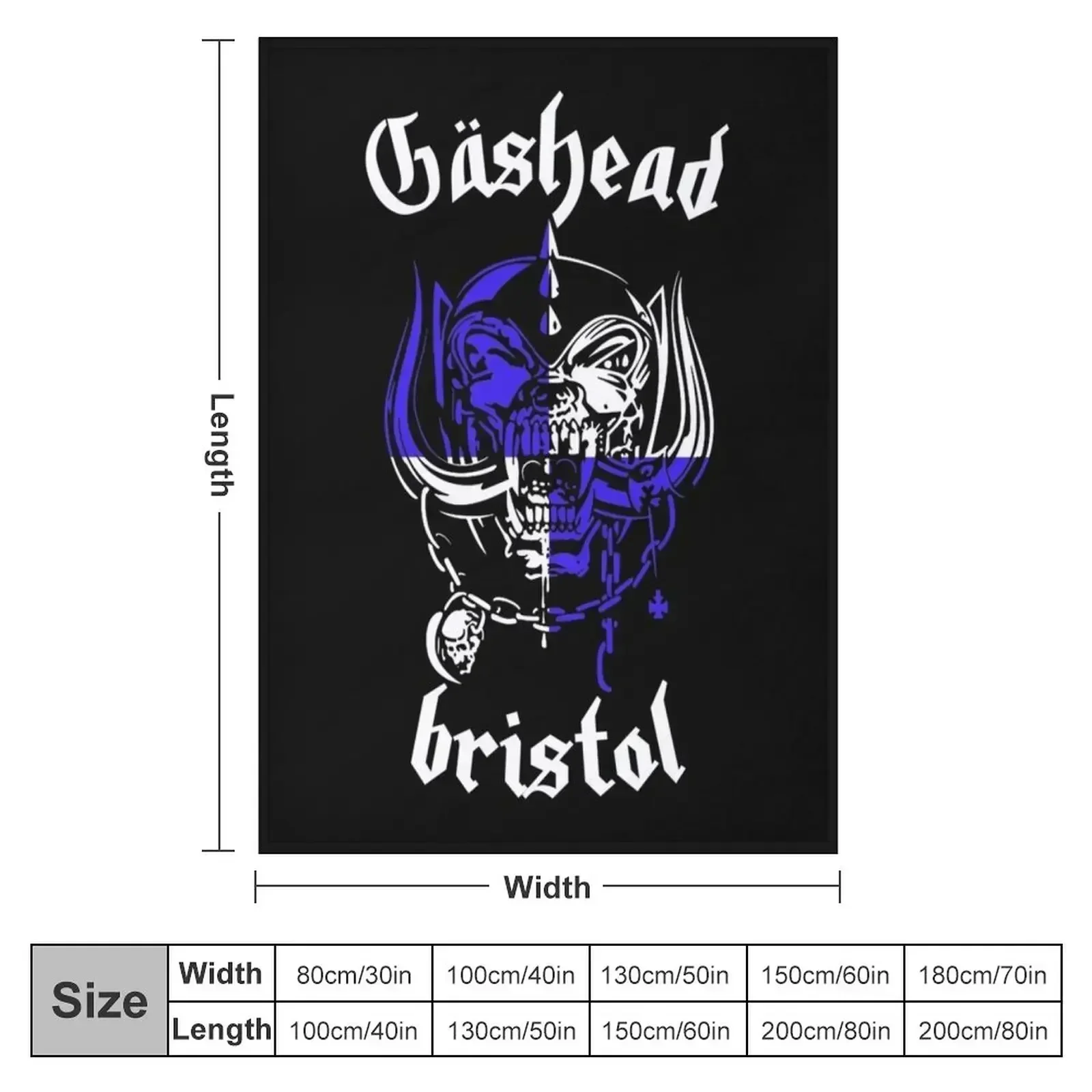 Gashead - Bristol - Bristol Rovers Throw Blanket Thins Fashion Sofas Blankets For Bed Sleeping Bag Soft Big Luxury St Blankets