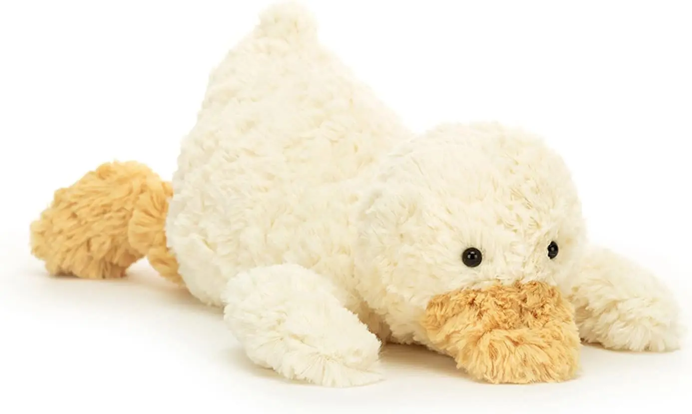 Duck Stuffed Animal, Medium 14 inches- Ducks and Ducklings Plush Toy - Classic Children's Gift