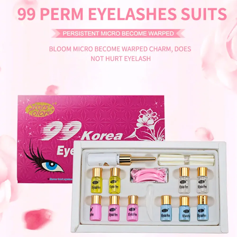 Professionelle Wimpern Lift Curling 99 Wimpern Dauerwelle Kit Lash Lifting Laminierung Schönheit Salon Dauerwelle Make-Up Werkzeuge Klebe Set