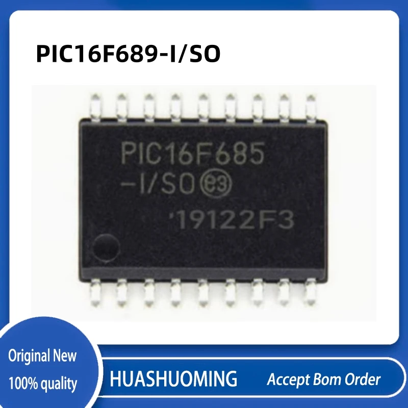 10Pcs/Lot  NeW PIC16F689-I/SO sop-20 PIC16F689-I/SS  ssop20 PIC16F689 I/SO PIC16F689 I/SS   PIC16F689  PIC16F689-I