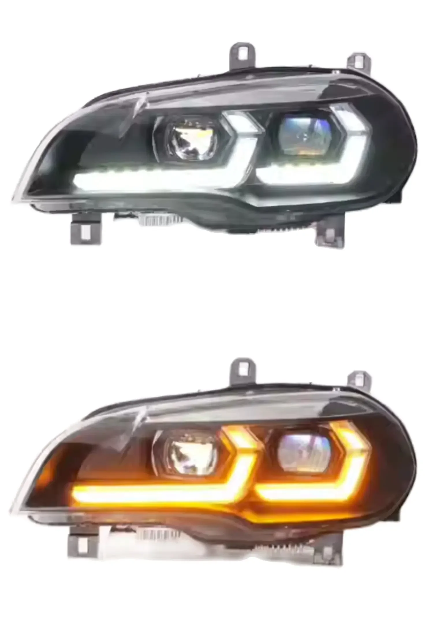

Car Led Headlight for BMW X5 F15 E70 07-18 modified 2023 Daytime Running DRL headlamp Low High Beam