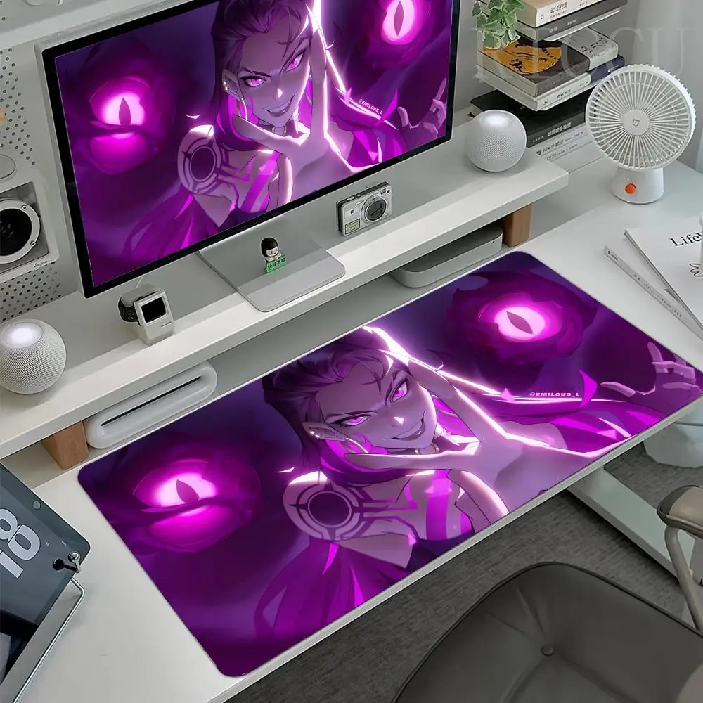 

Коврик для мыши Valorant Reyna, большой игровой коврик для мыши с защитой по краям, утолщенный коврик для компьютерной клавиатуры, настольный коврик