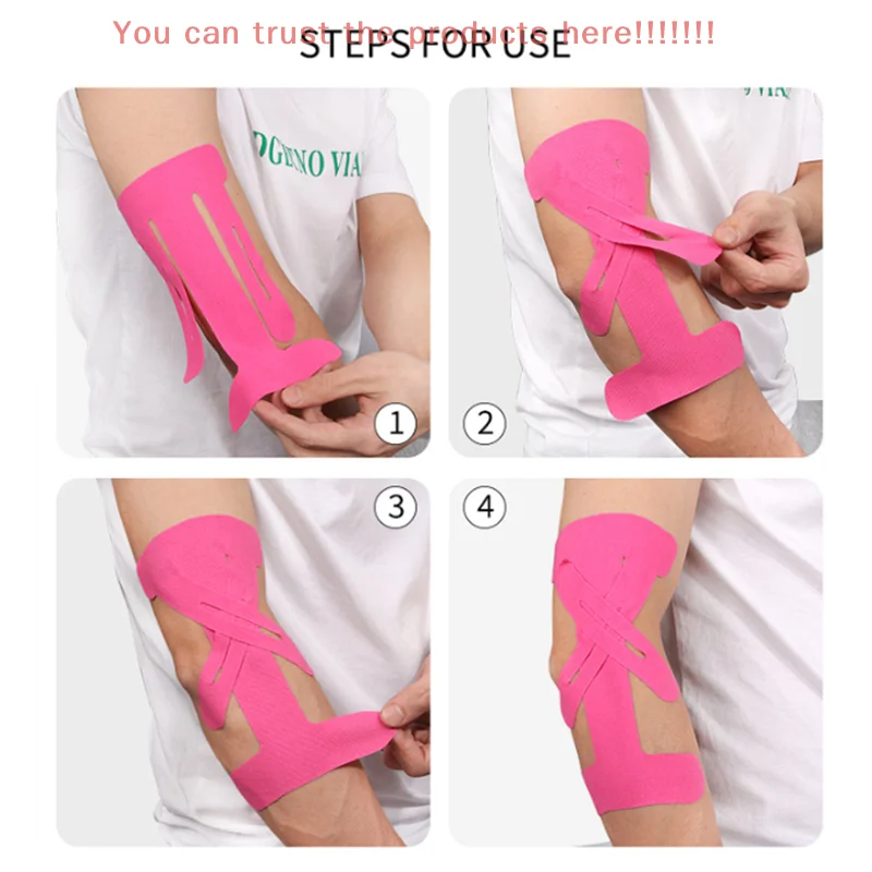 

Elbow Bandage Affixed To The Knee Waterproof Sports Stickers Elastic Exercise Fitness Muscle Stickers