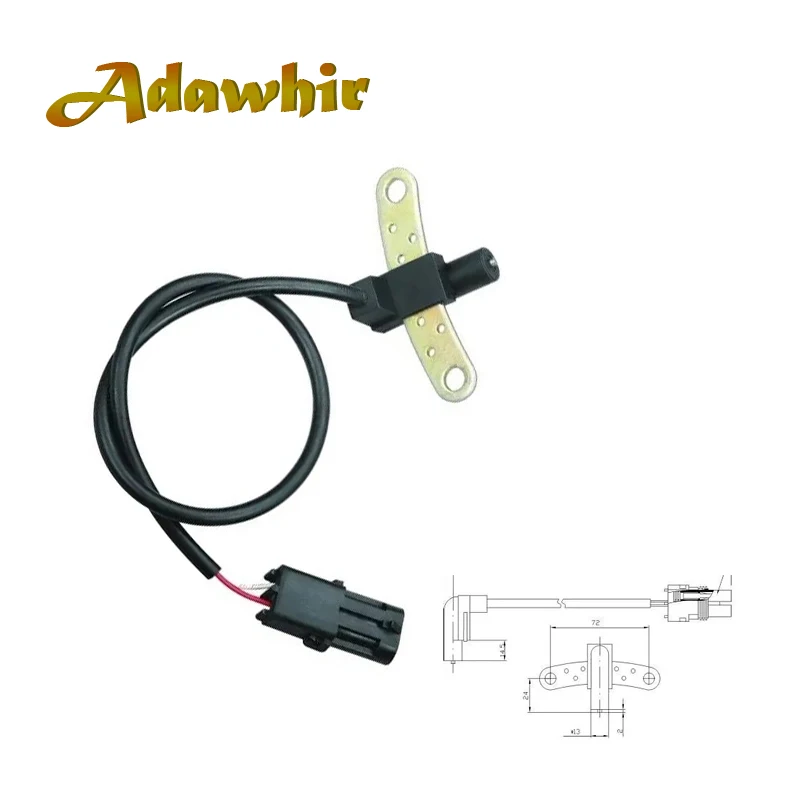 

Crankshaft Position Sensor for Renault 19 21 25 Clio Megane Laguna - OEM7700728638 Replaces 7700747548, 7700855719, 7700859831