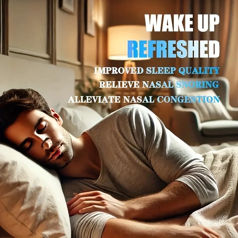مجموعة 30 رقعة توصيل الأنف مع 4 موسعات، أداة مساعدة على النوم وتخفيف الشخير، أداة مريحة للتنفس غير تعمل بالطاقة، نوم وعدم الرائحة #4