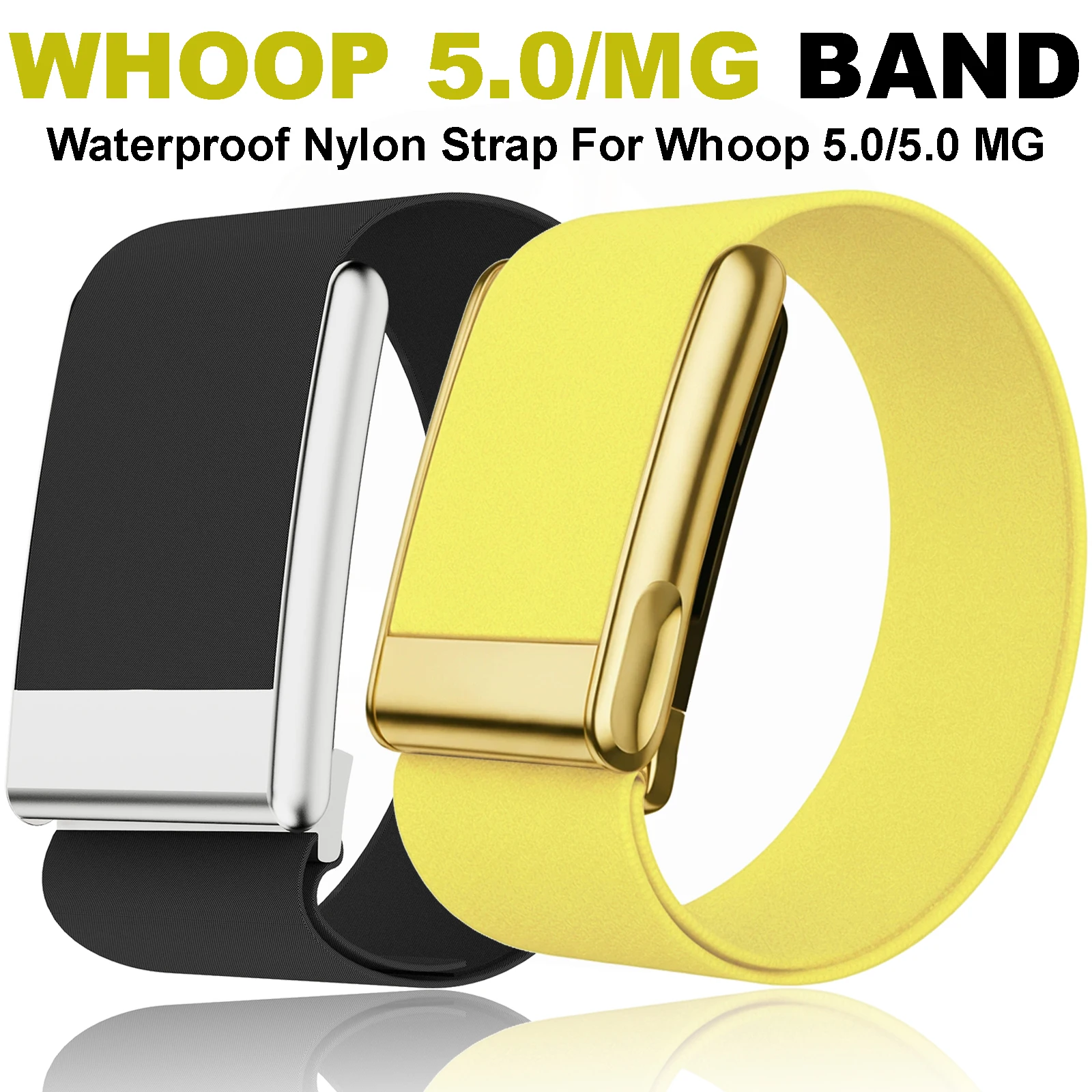 

Nylon Adjustable Sports Fast-Dry Wristband Strap Waterproof and Quick-Drying for Whoop 5.0/5.0 MG Replacement Accessories