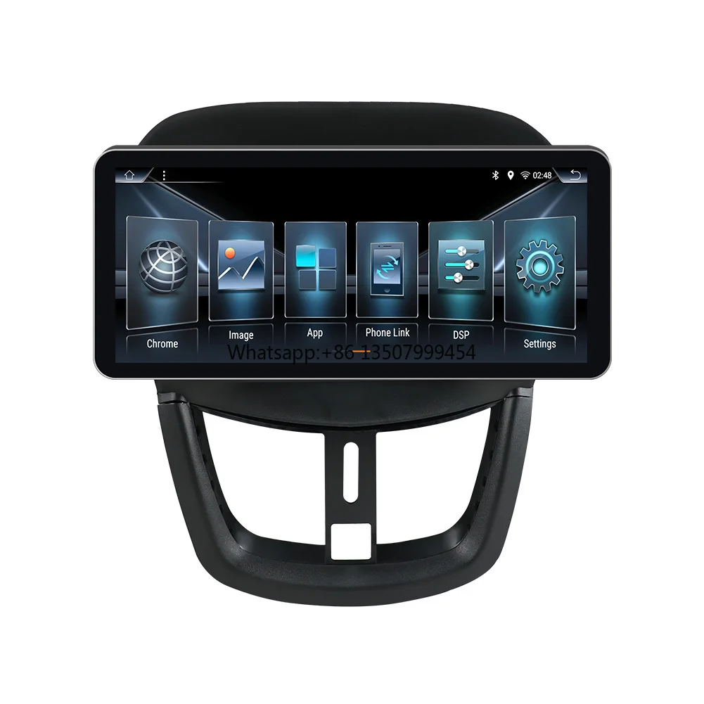 

Android12 Touch Screen 12.3inch Horizontal Screen 2din MP5 GPS Navigation Auto Electrical Systems Car DVD Player for 207