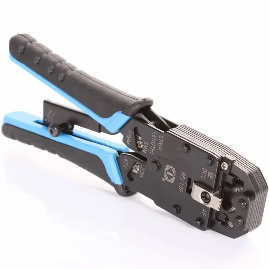 ZoeRax RJ11 / RJ12 / RJ45 / RJ50 8P 10P 6P 4C Network LAN Wire Crimp Tool Connector Net Crimper Pliers