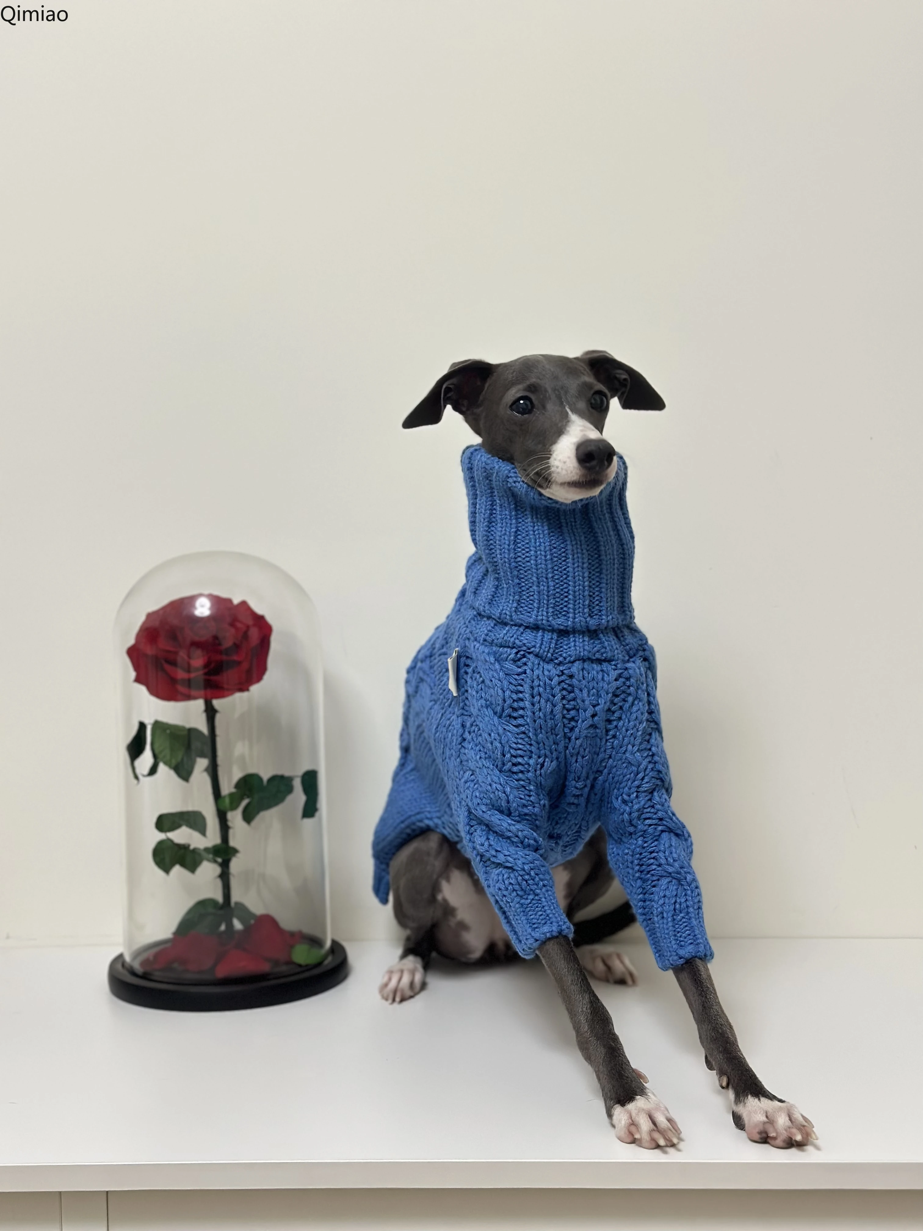 Cozy Dog Sweater - Soft, Warm, and High-Necked Design for Ultimate Comfort - Universally Fits Small, Medium, and Large Breed Dog