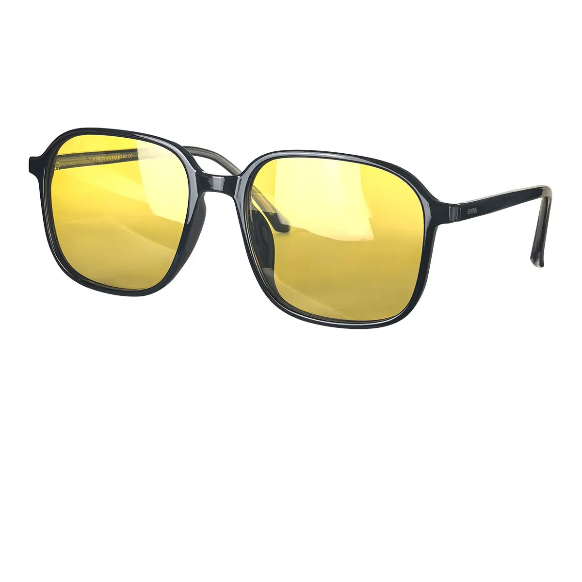 SHINU Brand Driving Glasses Yellow lenses night vision glasses for driving 80% blocking blue light lenses for computer working