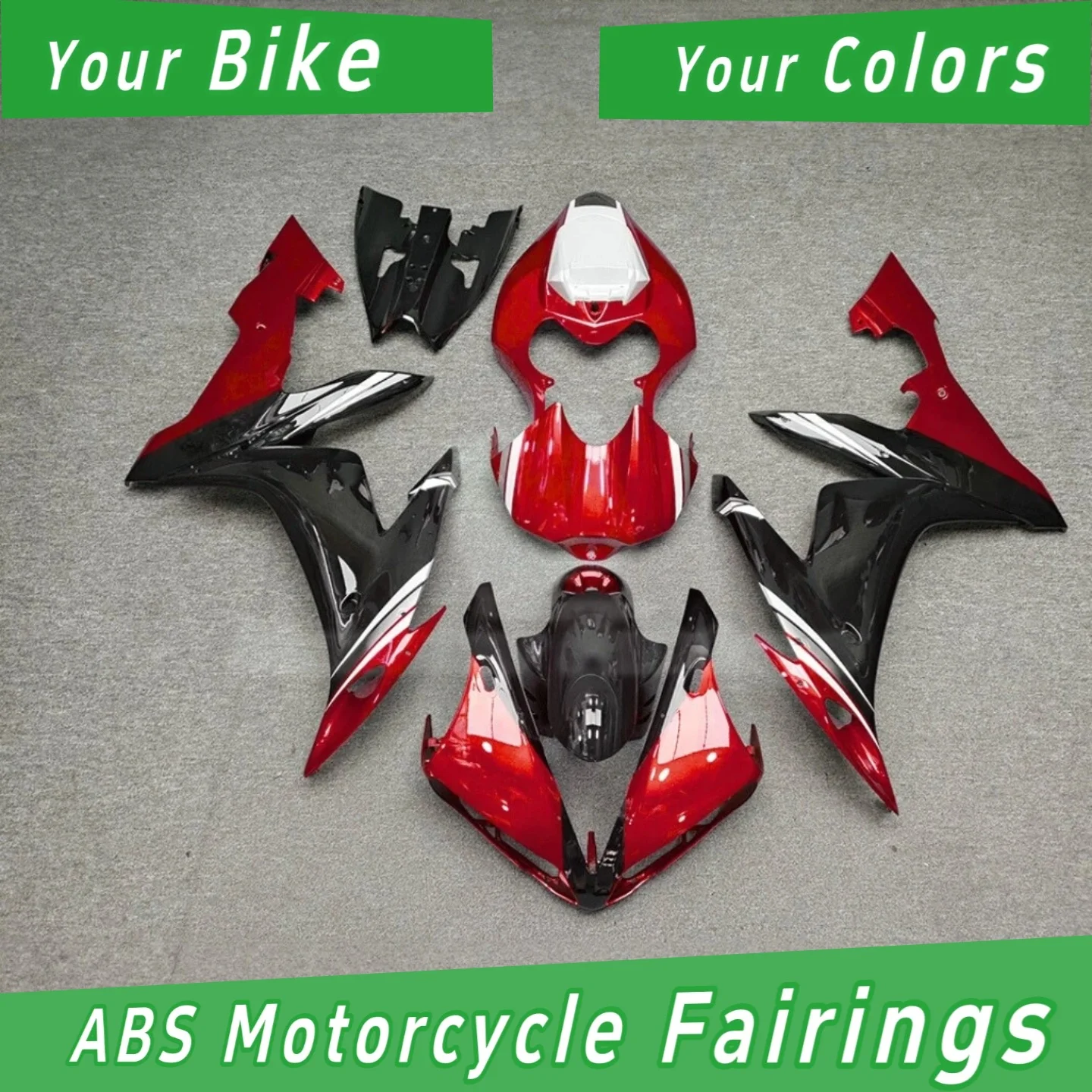 For Yamaha YZF-R1 2004-2006 Motorbike Fairing Set High Durability ABS Plastic Road Racing Style for Enhanced Performance