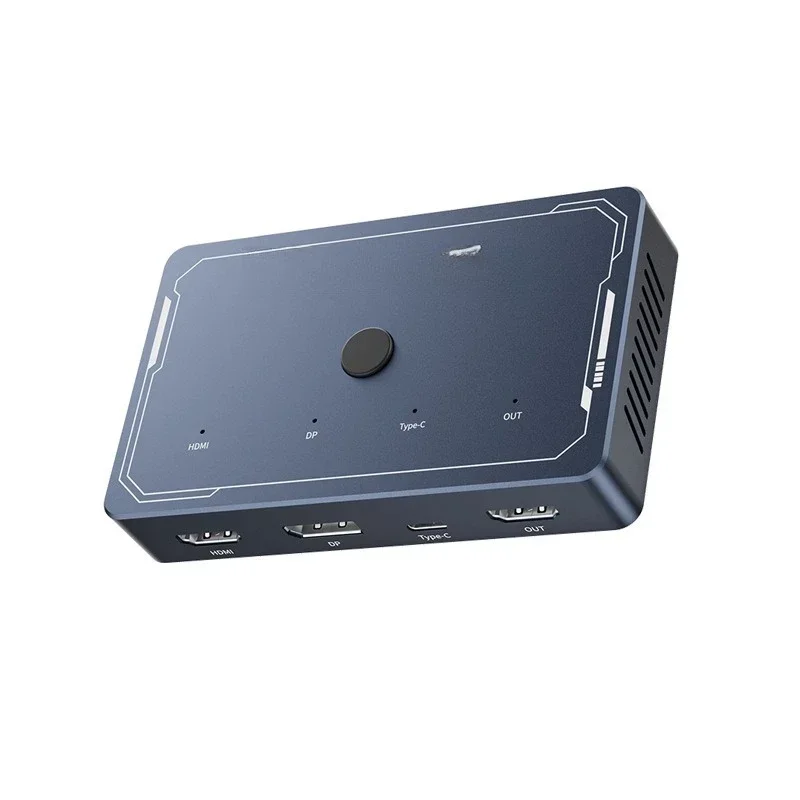 Three in and one out high definition capture card 4K conference live DP multi-position USB video capture card