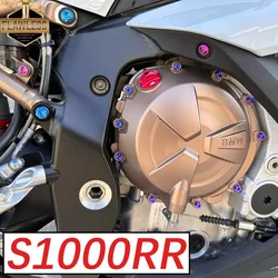 FLAWLESSTI Front ABS Line Crankcase Spoiler Footrest Bolt Sprocket Rear Axle Swingarm Nut For BMW S1000RR 2020-2024