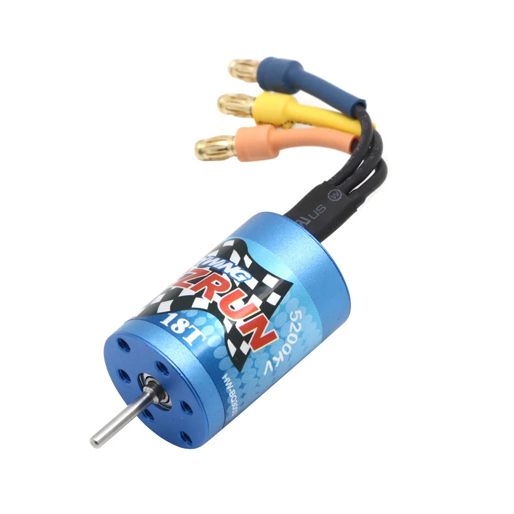 Hobbywing eZrun Combo A1 A2 EZRUN-2030 12T/18T 7800KV 5200KV Brushless Motor +18A ESC + Card EZRUN Combo for 1/18 Car