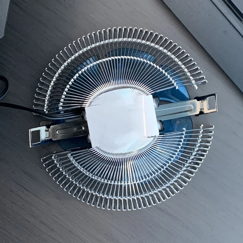 وحدة المعالجة المركزية تبريد الهواء برودة LED مروحة التبريد إنتل LGA 1151 1150 1155 1156 1700 1366 1200X79 X99 2011 AMD AM3 AM4 AM5 Ventilador
