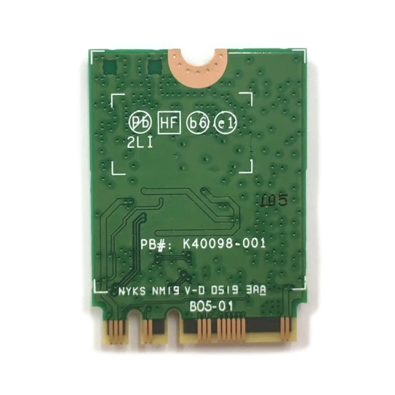 Dual band 2.4Gbps Intel Wi-Fi 6E AX200 AX200NGW 802.11ax/ac MU-MIMO 2x2 Wifi modülü NGFF M.2 Bluetooth 5.1 ağ kartı