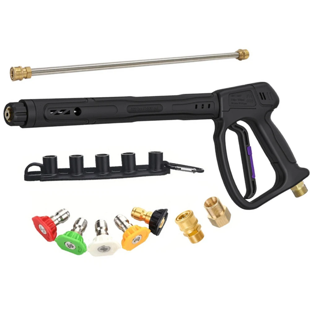Adjustable Nozzle High-Pressure Cleaner For Outdoor Cleaning Compatible With Power Washers Dual Extension Wands For Power Washer