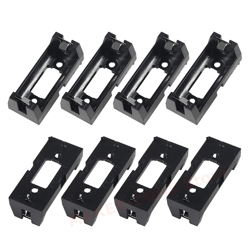 8pcs CR123A CR123 Battery Holder Box Clip Case with PCB Solder Mounting Lead for CR123 CR123A Lithium Battery