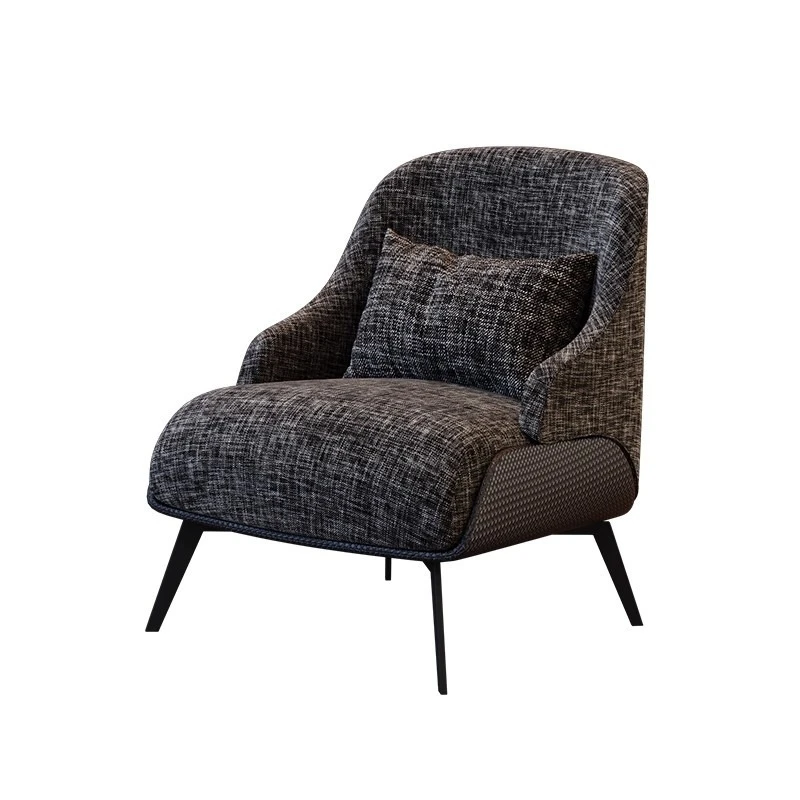 Italian minimalist sales office negotiates sofa chai rs Light luxury hotel lounge area reception table