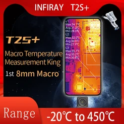 InfiRay T2L/T2S Plus Thermal Imager IR Camera Imaging Thermometer PCB 25HZ Fault Diagnosis Detect Repair For Phone Android TypeC