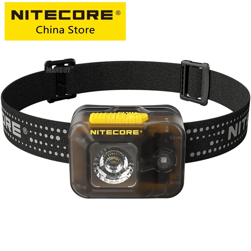 Imagem -04 - Nitecore-dual Beam Led Farol Recarregável Li-ion Battery Multipurpose Outdoor Camping Caminhadas Treinamento Run Ha13 Mais Hlb1300 Venda