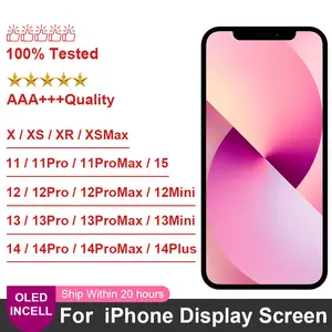 Bilashmart iPhone XR XS MAX 11 Display 3D Touch Screen Replace OLED X LCD 12 14 Plus 11 Pro screen incell 12 Pro Max display 13 Min