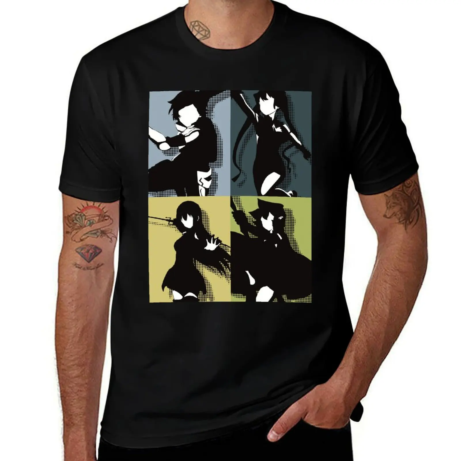 Main Characters from Danmachi Season 4 or Is It Wrong to Try or Dungeon ni Deai Anime in Vintage Pop Art : Bell, Hestia, T-Shirt