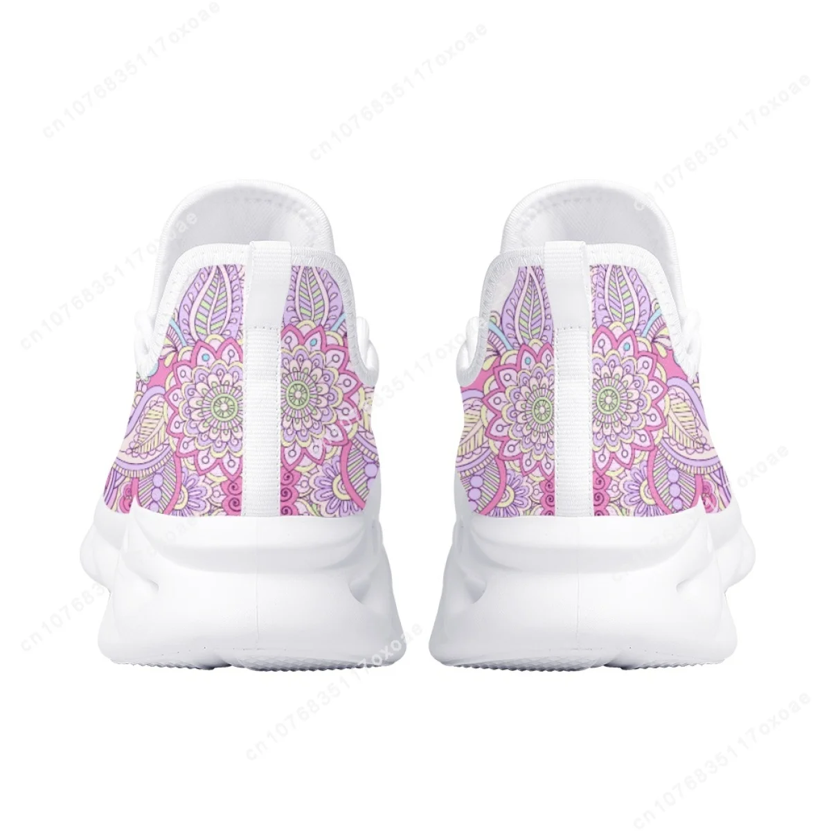 Outdoor Mesh Sneakers Chihuahua Bohemia Paisley Design Lace-up Platform Shoes for Women Casual Running Shoe Footwear