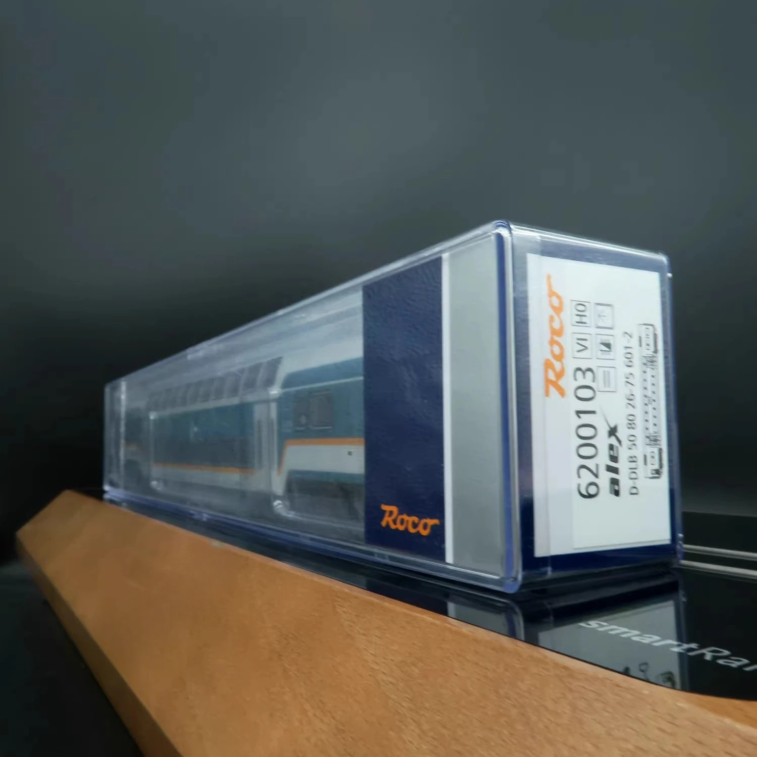 روكو HO 1/87 لعبة القطار 6200103/6200104 عربة الركاب ذات الطابقين مع أضواء قطار نموذج لعبة الصبي هدية #6