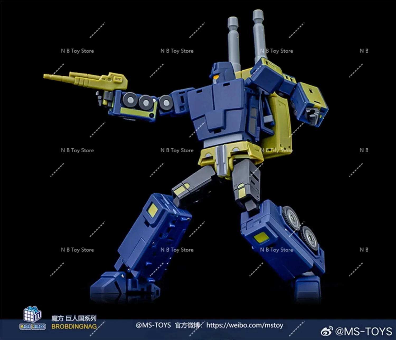 One Slaught Actionfiguren, MS-Toys für MSB53C-Transformation, mit Box, auf Lager