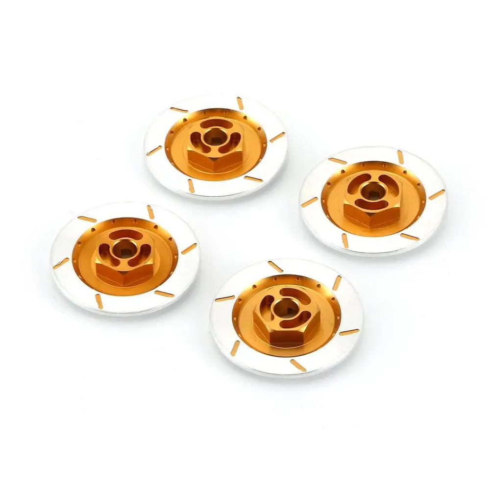 NEEBRC – boîte de jante de roue à disque de frein en alliage d'aluminium, adaptateur hexagonal en métal 12mm pour voiture 1/10 RC MN G500 HSP 94123 94122 Tamiya Tt01 TT02