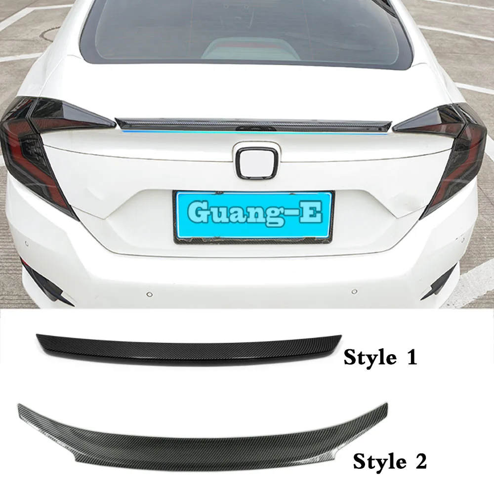 

Rear Trunk Spoiler Wing for Honda Civic 10th 2016 2017 2018 2019 2020 2021 Car Accessories Exterior Decoration Carbon Fiber