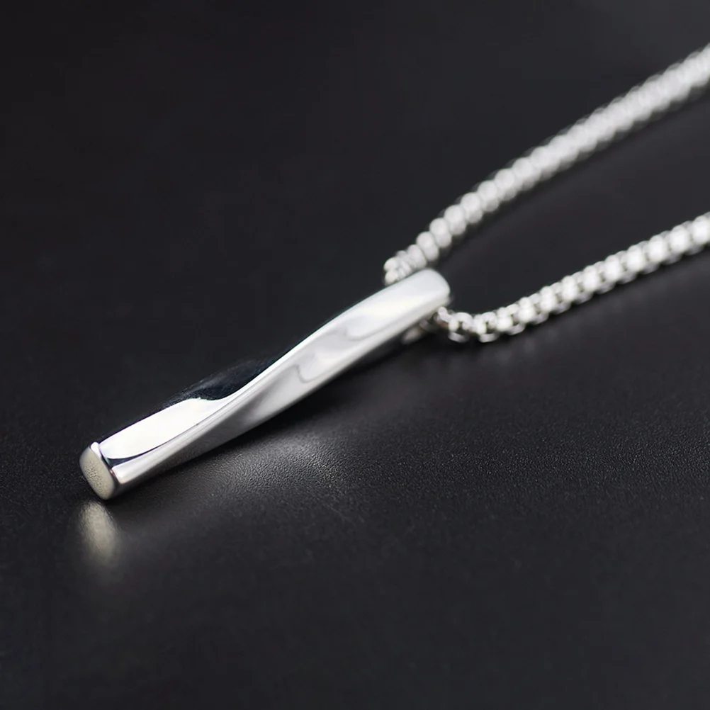 

1pc Mens Titanium Pendant Hip-Hop Chain Clavicle Decor Punk Neck Jewelry For Neck Decor Party Punk Necklace For Men Daily Wear