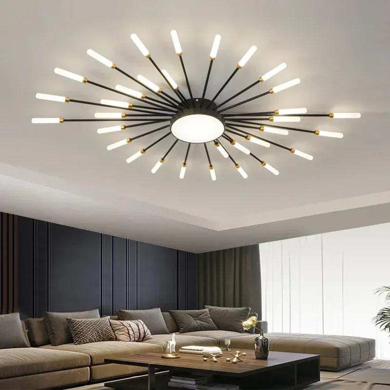 nordic gold chandelier led ceiling lights sala de estudo quarto sala de jantar foyer cozinha villa apartamento iluminacao interior 01