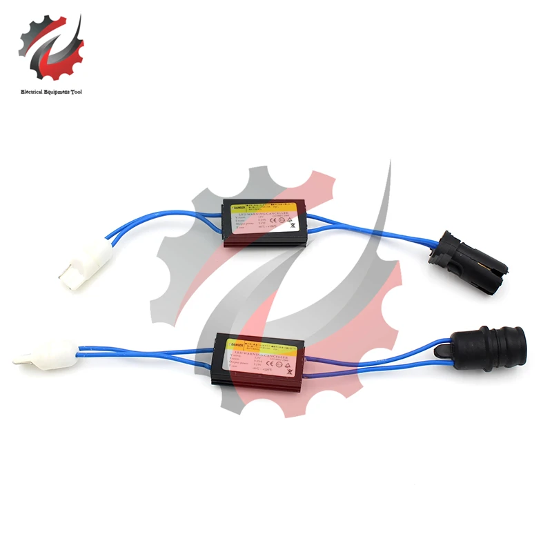 2Pcs/Lot T10 T15 12V 0.29A Canbus Cable LED Warning Canceller Decoder 501 T 10 194 W5W 192 168 Car Lights Error Load Resistor