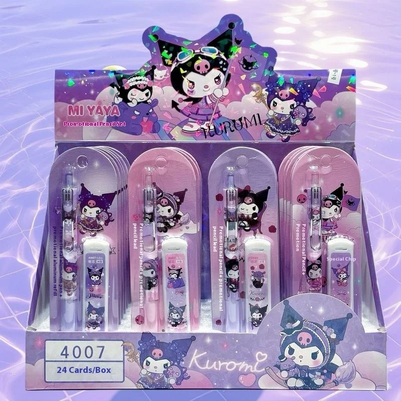 

Sanliou 24 шт. механический карандаш с героями мультфильмов, волшебный Куроми 0,5 мм со сменным стержнем, канцелярские принадлежности для студентов, подарки